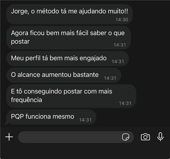 Depoimento Jorge o método tá me ajudando muito